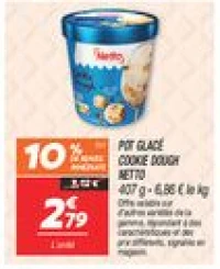 Pot glacé cookie dough