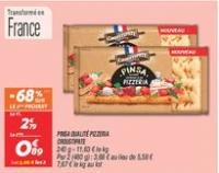 Pinsa qualité pizzeria 