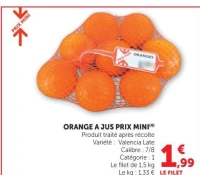ORANGE A JUS PRIX MINI