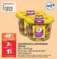 Olives dénoyautées à la méditerranéenne 