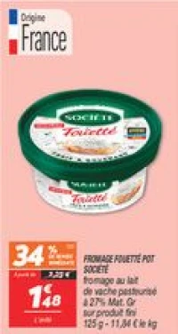Fromage fouetté pot 
