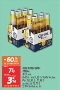Bière  blonde extra