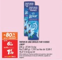 Parfum de linge  envolée d'air 19 doses