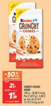 Crunchy cookies 