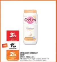 Crème lavante surdoux lait
