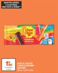 Sachet de 12 sucettes à congeler assortiment