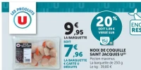 NOIX DE COQUILLE SAINT JACQUES U
