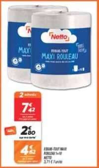 Essuie-tout maxi rouleau 1=10 