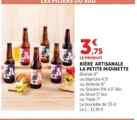 BIÈRE ARTISANALE LA PETITE MIDINETTE