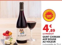 SAINT CHINIAN AOP ROUGE AU VOLEUR
