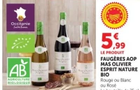 FAUGÈRES AOP MAS OLIVIER ESPRIT NATURE BIO