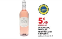 LANGUEDOC AOP ROSÉ PRIEURÉ SAINT HIPPOLYTE