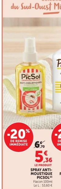SPRAY ANTI-MOUSTIQUE PICSOL