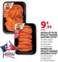 AIGUILLETTE DE POULET MARINE SAVEURS D'ETE