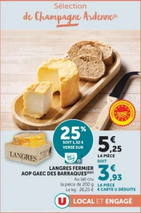 Langres fermier AOP GAEC des Barraques