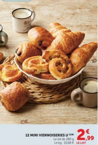 12 MINI VIENNOISERIES U