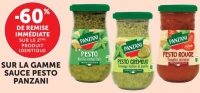 Sur la gamme sauce pesto Panzani