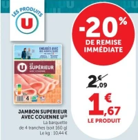 Jambon Supérieur avec couenne U