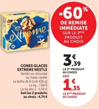 CONES GLACES EXTREME NESTLE