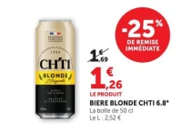 BIERE BLONDE CHTI 6.8°