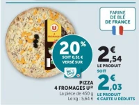 Pizza 4 Fromages U