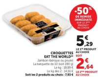 Croquettes Eat the World Jambon ibérique ou poulet