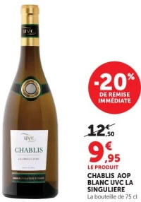 Chablis AOP Blanc UVC La Singuliere
