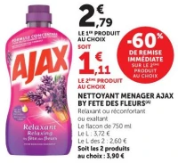 NETTOYANT MENAGER AJAX BY FETE DES FLEURS(A)