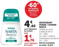 DEODORANT FEMME / HOMME NARTA