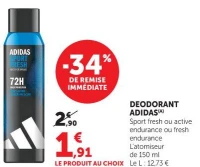 DEODORANT ADIDAS