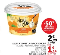 Sauce à dipper La Fraich'Touch