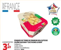 Pommes de terre de primeur délicatesse