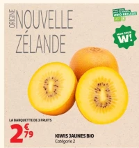 Kiwis jaunes Bio