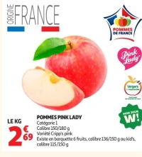 Pommes Pink Lady
