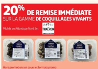 Gamme de coquillages vivants