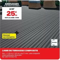 LAME DE TERRASSE COMPOSITE