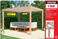 PERGOLA BLANCHE 3 X 4 M