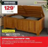 Coffre Bois "Calyanta" 345L