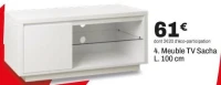 Meuble TV Sacha L. 100 cm
