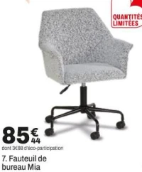 Fauteuil de bureau Mia