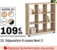 Séparation 9 cases Next 3