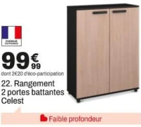 Rangement 2 portes battantes Celest
