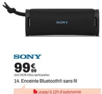 SONY 14. Enceinte Bluetooth® sans fil