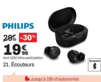 PHILIPS 21. Écouteurs