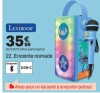 LEXIBOOK 22. Enceinte nomade