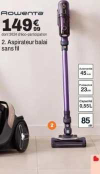Rowenta Aspirateur balai sans fil
