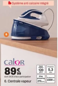 Calor Centrale vapeur