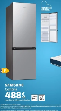 SAMSUNG Combiné RB34C802ESA
