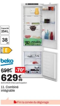 Beko Combiné intégrable