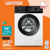 SIGNATURE 16. Lave-linge hublot